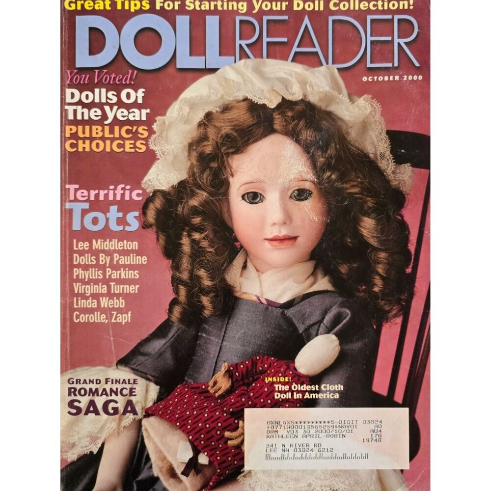 Doll Reader Magazine October 2000 Great Tips For Starting Your Doll Collection